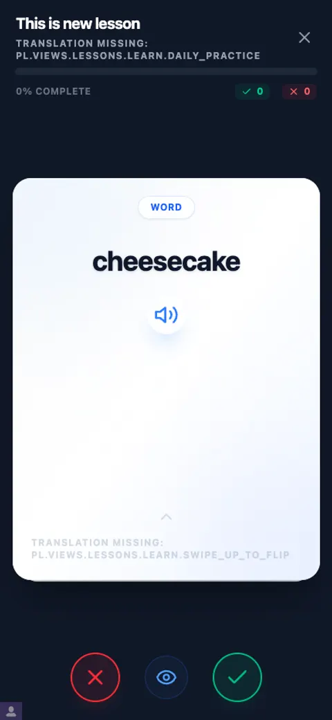 Swipe Learning